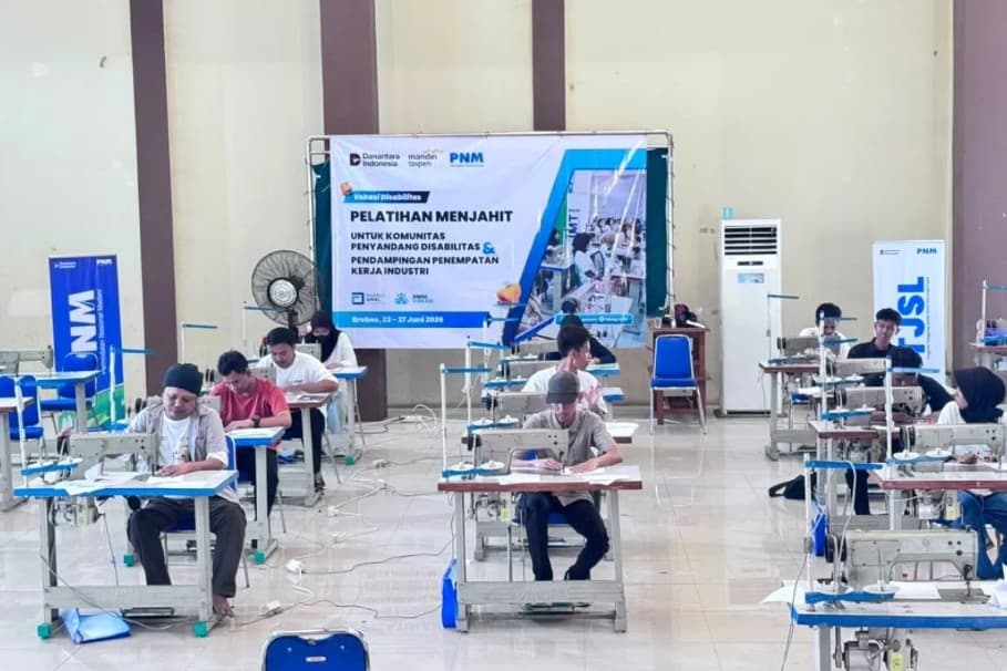 Program Vokasi Disabilitas PNM dan Mandiri Taspen Bekali Penyandang Disabilitas dengan Keterampilan Siap Kerja