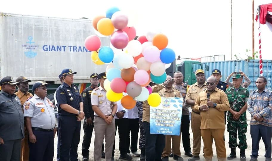 Papua Tengah Catat Ekspor Perdana 42 Ton Ikan Bawal ke Malaysia, Gubernur Targetkan Pasar Dunia Kian Luas