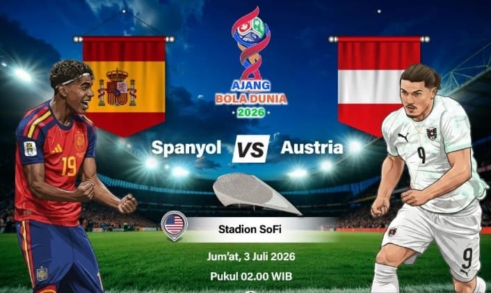 Spanyol Bertekad Putus Tren Buruk Saat Hadapi Austria pada Babak 32 Besar Piala Dunia 2026