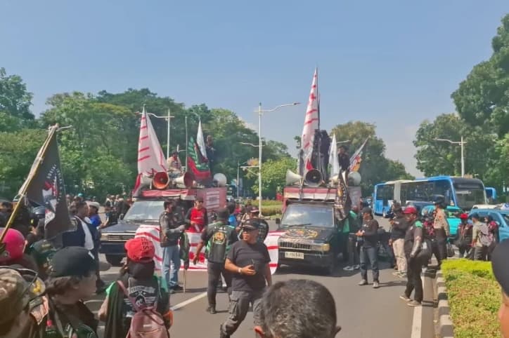 Sebanyak 1.246 Personel Gabungan Dikerahkan Kawal Aksi Unjuk Rasa di Jakarta Pusat