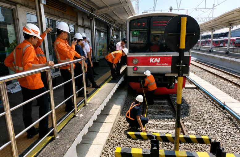 KAI Percepat Pengembangan Peron Stasiun Bogor untuk Dukung Operasional KRL 12 Kereta