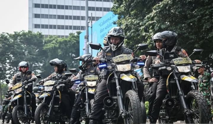 Sebanyak 1.074 Personel Gabungan Disiagakan Kawal Dua Aksi Unjuk Rasa di Jakarta Pusat
