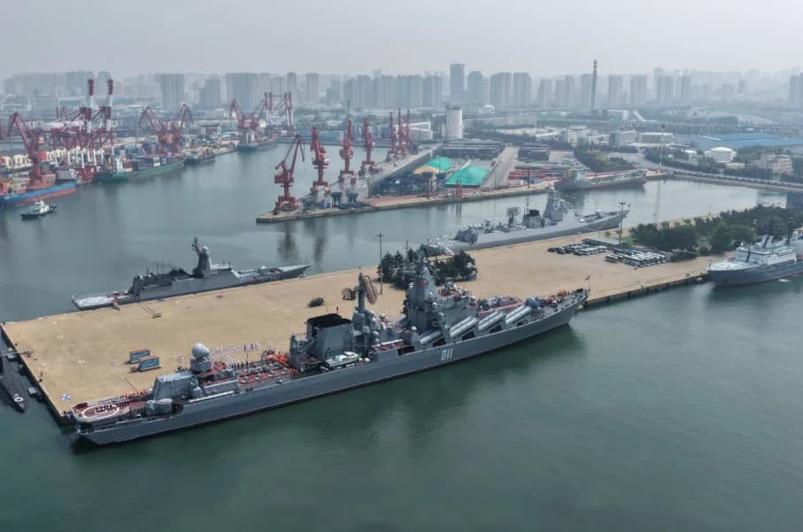 China dan Rusia Resmi Memulai Latihan Angkatan Laut Gabungan Joint Sea-2026 di Qingdao