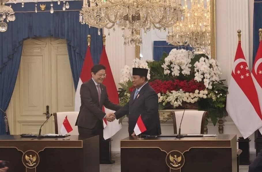 Prabowo dan Lawrence Wong Sepakati Selat Malaka Tetap Terbuka dan Aman bagi Semua Pengguna