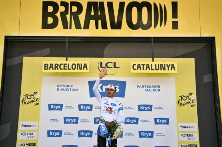 Isaac Del Toro Menangi Etape Kedua Tour de France 2026, UAE Emirates-XRG Raih Finis Satu-Dua