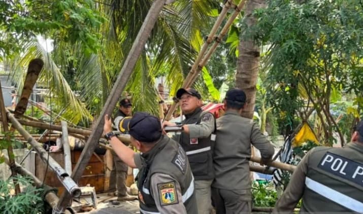 Tujuh Bangunan Liar di Kampung Bali Jakarta Pusat Segera Ditertibkan Setelah Persiapan Rampung