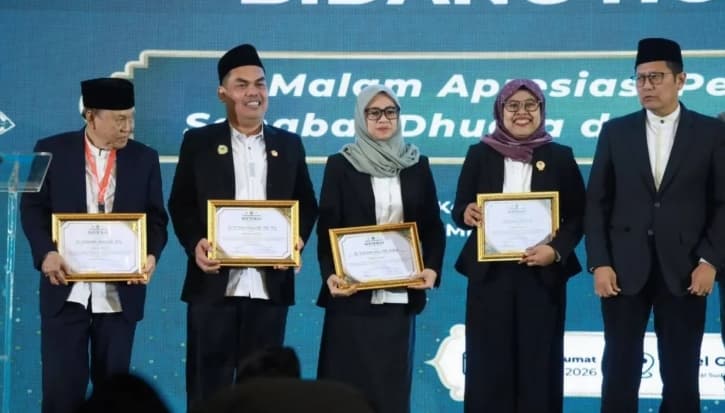 Baznas RI dan MUI Berikan Penghargaan kepada Penegak Hukum yang Melindungi Dhuafa