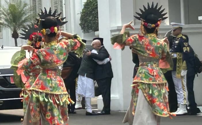 Prabowo Terima PM Narendra Modi untuk Perkuat Kerja Sama Strategis Indonesia dan India