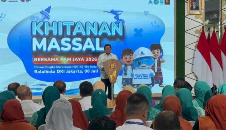 Pramono Targetkan Khitan Massal PAM Jaya Diikuti 5.000 Anak pada HUT Ke-500 Kota Jakarta