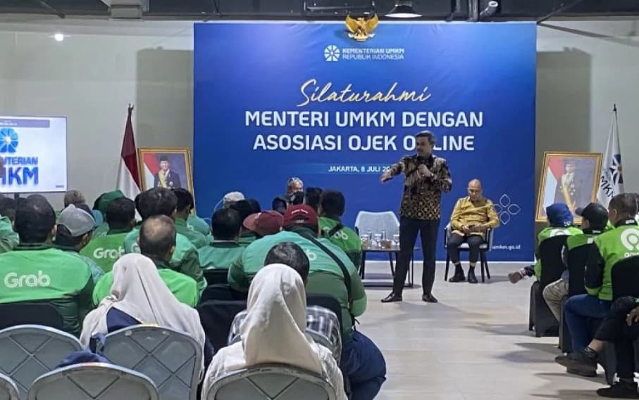 Pemerintah Godok Perpres untuk Tetapkan Pengemudi Ojol sebagai Pelaku UMKM, Akses KUR Disiapkan