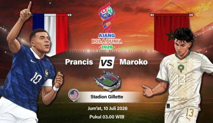 Prancis Hadapi Maroko di Perempat Final Piala Dunia 2026, Ulangan Semifinal Bersejarah 2022