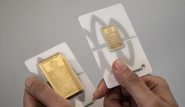 Harga Emas Antam Kembali Turun Menjadi Rp2,633 Juta per Gram pada Kamis
