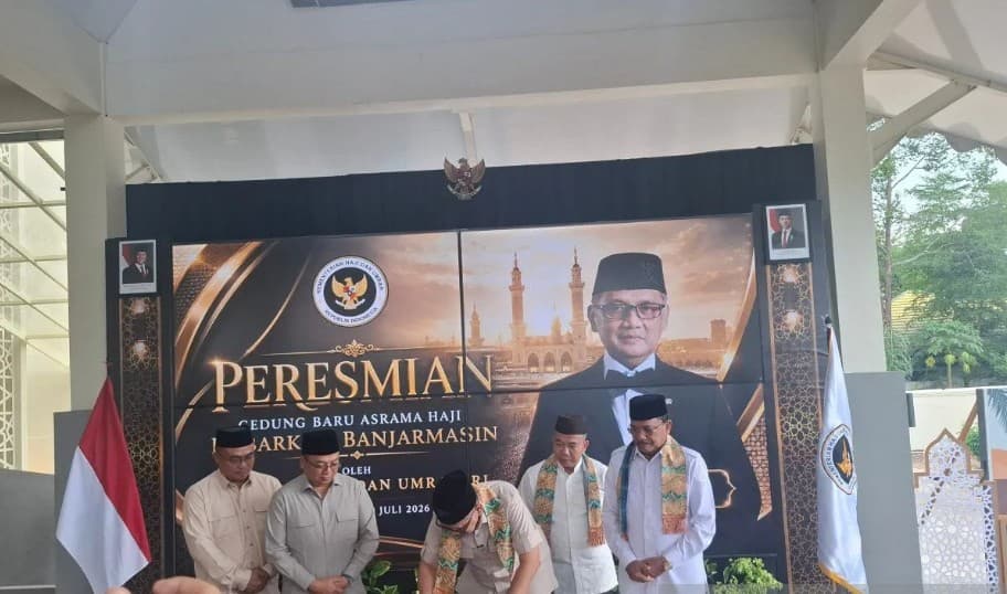 Menhaj Resmikan Gedung Baru Asrama Haji Embarkasi Banjarmasin untuk Tingkatkan Pelayanan Jamaah