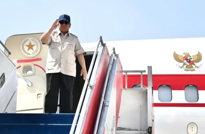 Presiden Prabowo Bertolak ke NTB untuk Resmikan Serentak Lima Bendungan Strategis