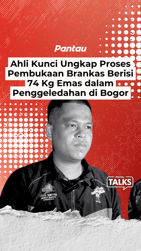 AHLI KUNCI UNGKAP PROSES PEMBUKAAN BRANKAS BERISI 74 KG