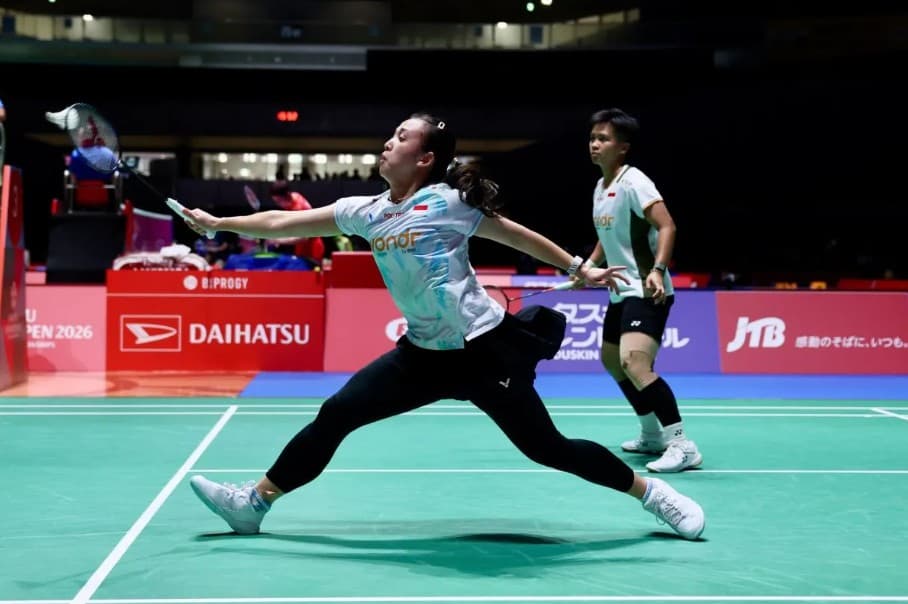 Ana/Trias Melaju ke Babak Kedua Japan Open 2026 Usai Menang Meyakinkan atas Pasangan Taiwan