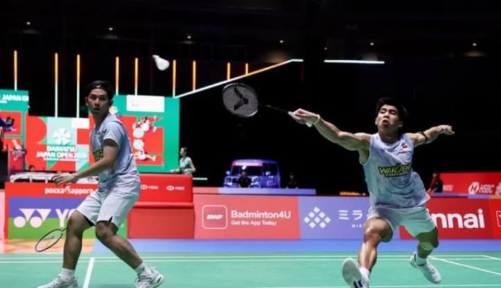 Sabar/Reza Melaju ke Babak Kedua Japan Open 2026 Meski Reza Bermain dalam Kondisi Cedera