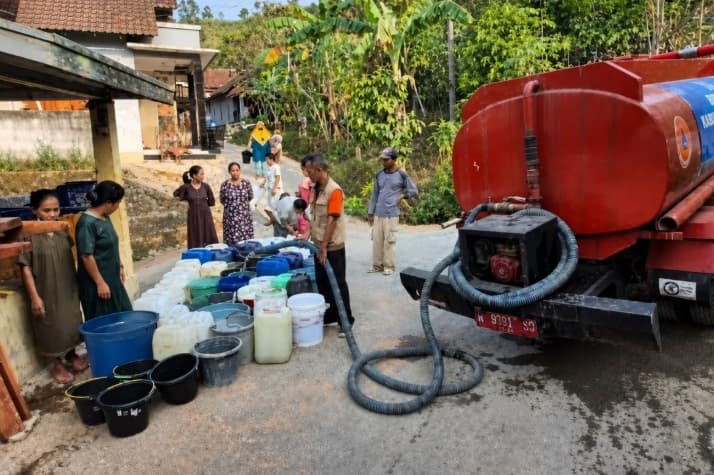 BPBD Sebut Kekeringan Meluas, Sebanyak 11 Desa di Banjarnegara Alami Krisis Air Bersih