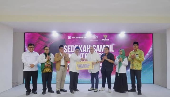 Baznas Gandeng LTM PBNU dan Sound Rhythm Ajak Masyarakat Nonton Aston Villa Sambil Bersedekah