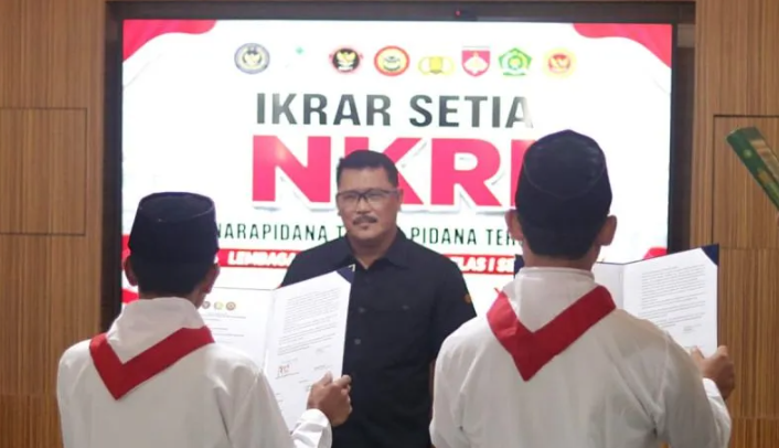 Tiga Narapidana Terorisme di Lapas Semarang Ikrar Setia kepada NKRI