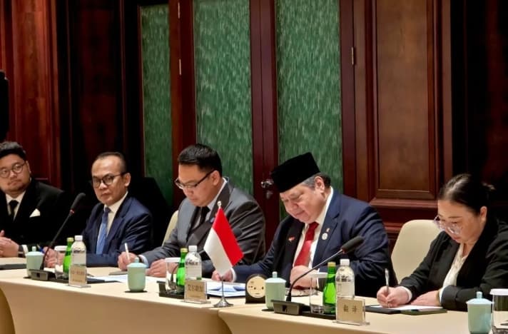 Airlangga Mengajak Perusahaan China Berinvestasi pada Proyek PLTS 100 Gigawatt di Indonesia