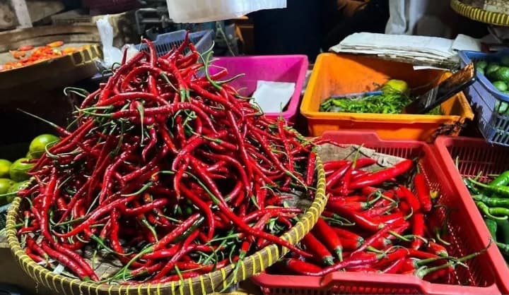 PIHPS Catat Harga Cabai Rawit Rp57.250 per Kg dan Telur Ayam Rp20.550 per Kg pada Sabtu Pagi