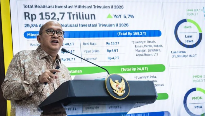 Realisasi Investasi Semester I 2026 Tembus Rp1.010,6 Triliun, Indef Sebut Daya Tarik Indonesia Tetap Terjaga