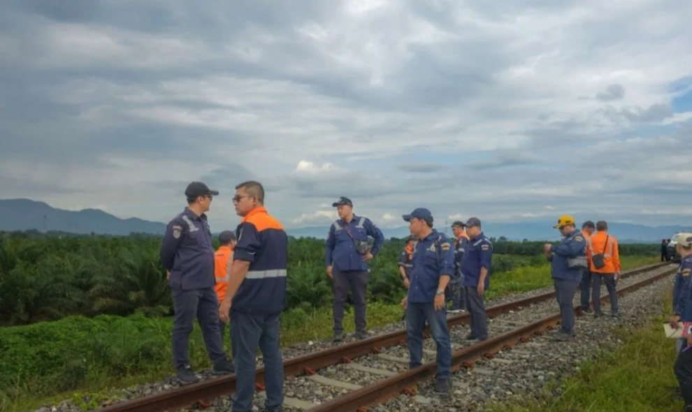 KAI Sumut dan BTP Inspeksi Jalur Rantauprapat Baru-Aek Nabara untuk Pastikan Kesiapan Infrastruktur