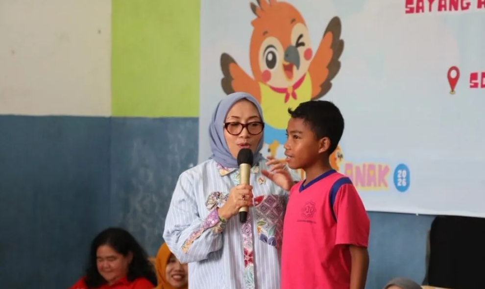 Menteri PPPA Berdialog dengan Anak-anak Bantar Gebang Jelang Hari Anak Nasional 2026