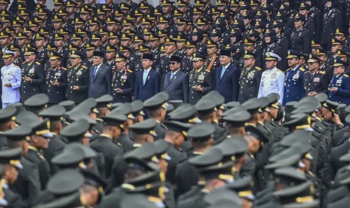 Presiden Prabowo Minta Perwira Baru TNI dan Polri Jaga Kejujuran, Keberanian, serta Keadilan