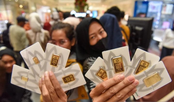 Harga Emas Antam Naik ke Rp2,635 Juta per Gram pada Rabu Pagi
