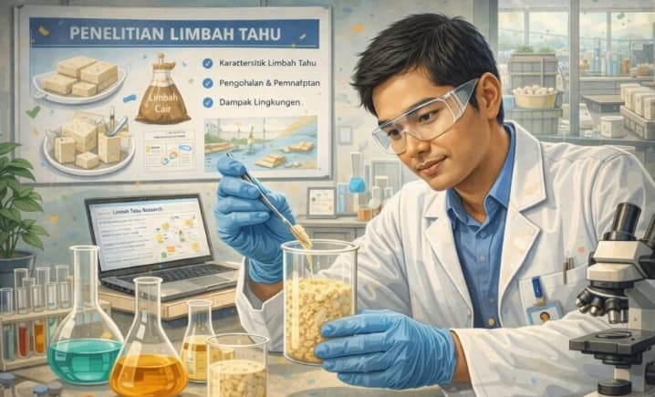 Mahasiswa UNG Kembangkan Adsorben Ramah Lingkungan untuk Kurangi Limbah Cair Industri Tahu