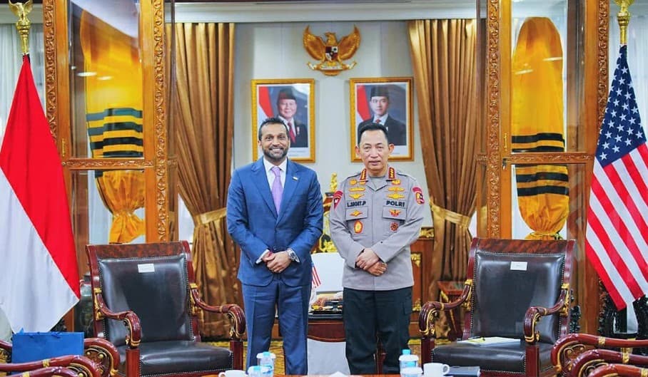 Kapolri dan Direktur FBI Perkuat Kerja Sama Penegakan Hukum untuk Hadapi Kejahatan Transnasional
