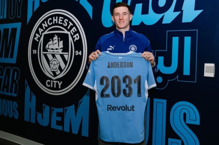 Manchester City Resmi Merekrut Elliot Anderson dari Nottingham Forest dengan Kontrak Lima Tahun
