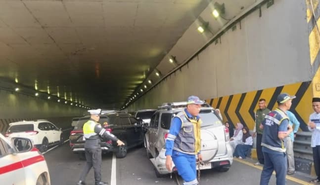 Empat Mobil Terlibat Kecelakaan Beruntun di Tol JORR Pasar Rebo, Tidak Ada Korban Jiwa