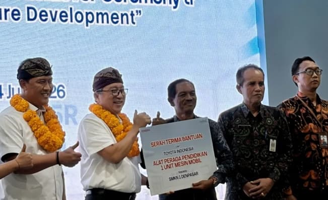 TMMIN Perluas Program Pengembangan Sekolah Vokasi ke Dua SMK di Denpasar