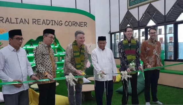 Australia Resmikan Pojok Baca Kedua di Masjid Al-Markaz untuk Perkuat Literasi Masyarakat