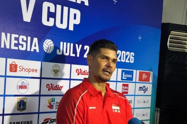 Reidel Toiran Memuji Antusiasme Suporter yang Memenuhi Velodrome dan Menjadi Motivasi Timnas Voli Indonesia