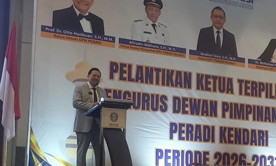 Otto Hasibuan Minta Advokat Peradi Berikan Layanan Hukum Kelas Satu bagi Masyarakat Tanpa Diskriminasi