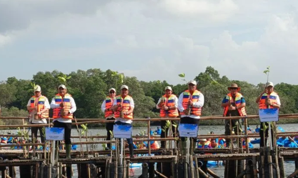 PLN Indonesia Power Tanam 15 Ribu Mangrove di Tahura Ngurah Rai untuk Perkuat Konservasi Lingkungan
