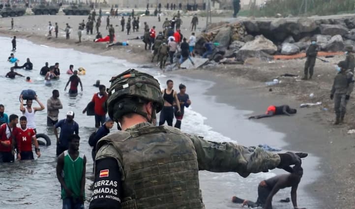 Spanyol Kerahkan Pasukan Tambahan untuk Atasi Lonjakan Imigran Ilegal di Ceuta
