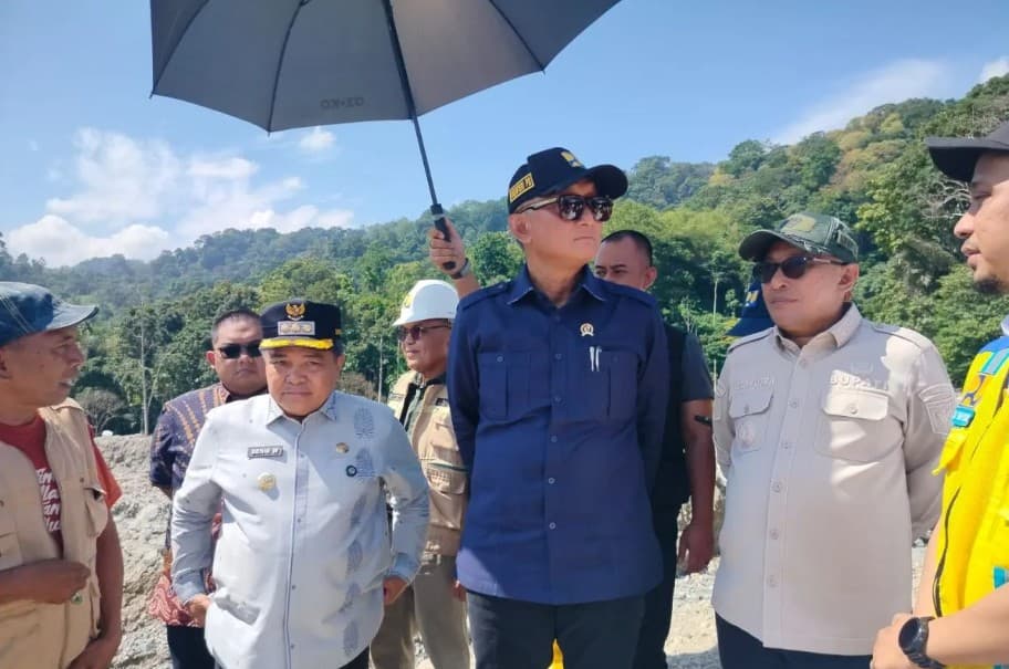 Menteri PU Percepat Pembangunan Sabo Dam di Sungai Batang Kumayo untuk Antisipasi Banjir Bandang Susulan