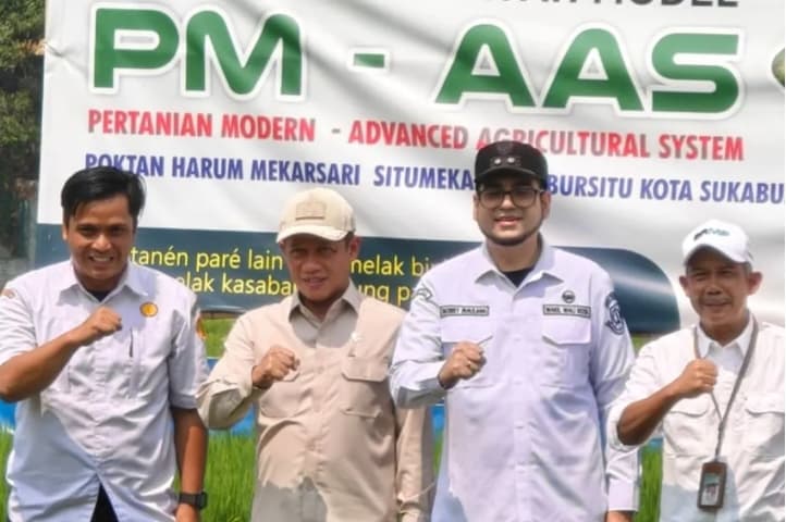 Demplot PMAAS di Sukabumi Ditargetkan Hasilkan 10 Ton Padi pada Panen September 2026