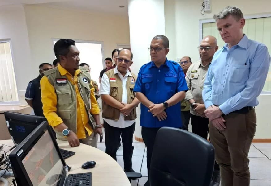 Australia Pastikan Lanjutkan Dukungan Penanggulangan Bencana untuk NTT dengan Pembaruan Sistem Pusdalops