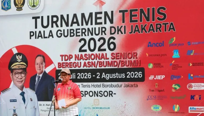 Pramono Perkuat Sport Tourism Jakarta Lewat Turnamen Tenis Piala Gubernur 2026