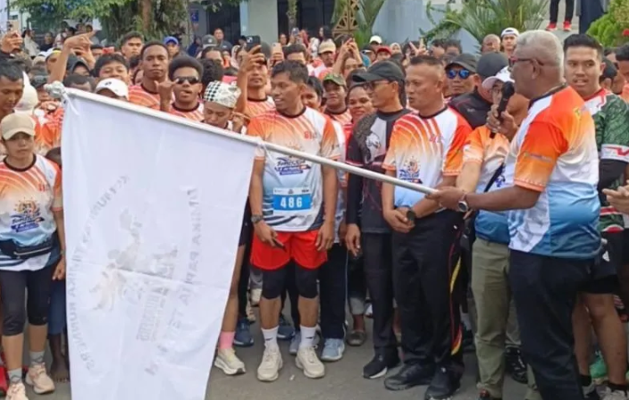 Sunset Run and Art Festival Mimika Diikuti 500 Peserta untuk Meriahkan HUT Ke-81 RI