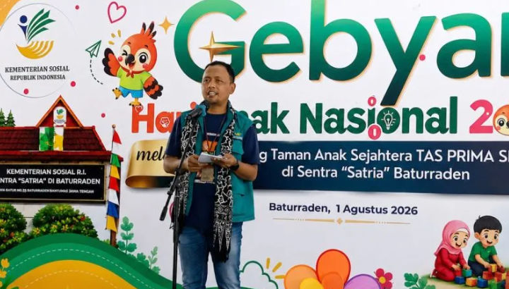 Kemensos Jadikan TAS Prima Sesaba Banyumas Percontohan Nasional Layanan Pengasuhan Anak Berbasis Keluarga