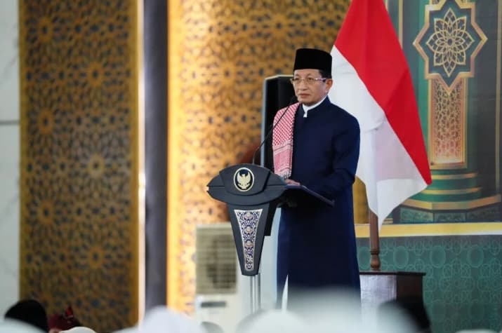 Menag Tegaskan Masjid Harus Jadi Pusat Pemberdayaan Umat dan Rumah Besar Kemanusiaan