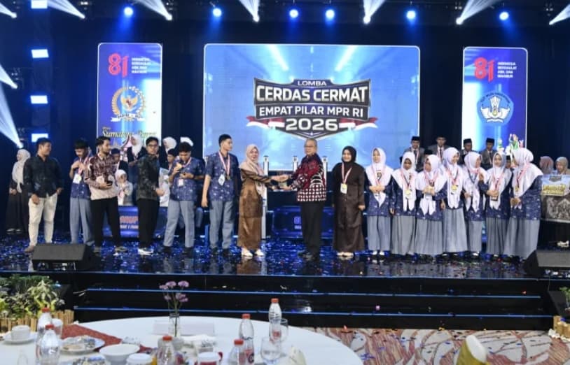 SMAN 3 Painan Raih Juara LCC Empat Pilar MPR RI Sumbar dan Lolos ke Final Nasional di Jakarta