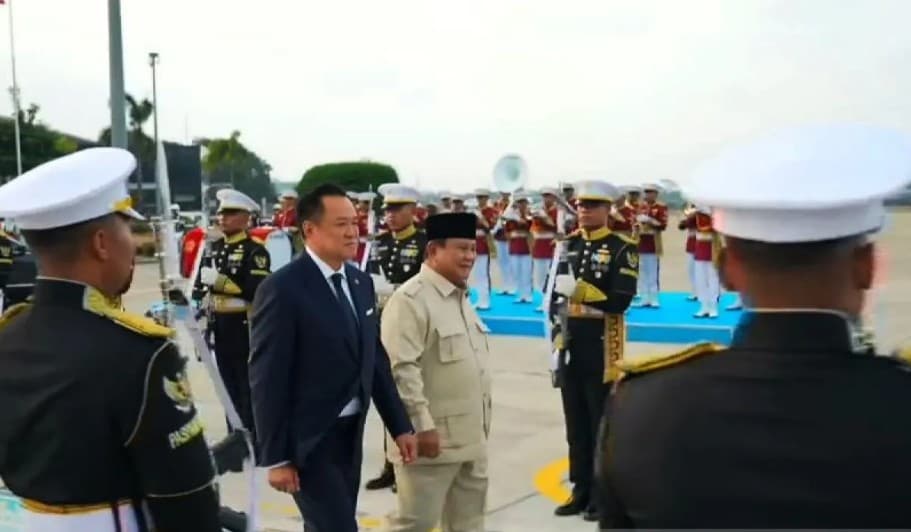 Prabowo Antar Kepulangan Perdana Menteri Thailand Anutin Charnvirakul Usai Kunjungan Resmi Perdana ke Indonesia